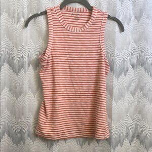 Madewell Women's Striped Pink Tank Top